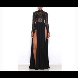 Women’s sexy bodycon. Size small black lace dress